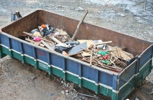 Business waste removal services in Tooting office setting
