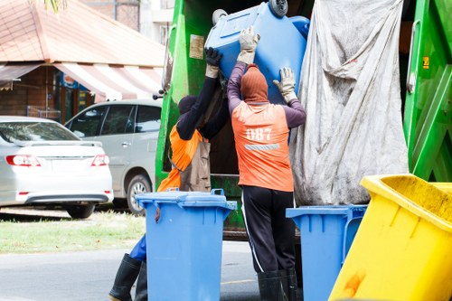 Recycling furniture materials at a Tooting center